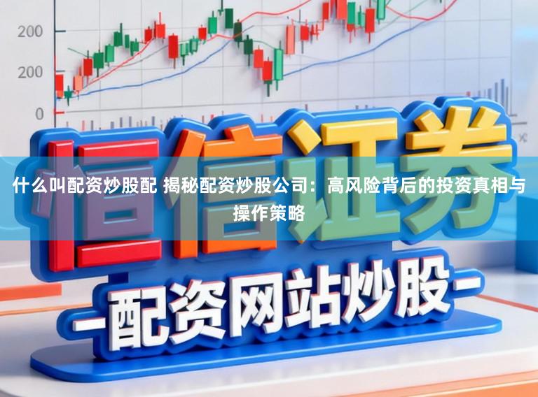 什么叫配资炒股配 揭秘配资炒股公司:高风险背后的投资真相与操作策略