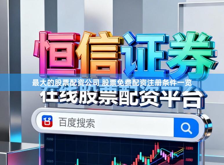 最大的股票配资公司 股票免费配资注册条件一览